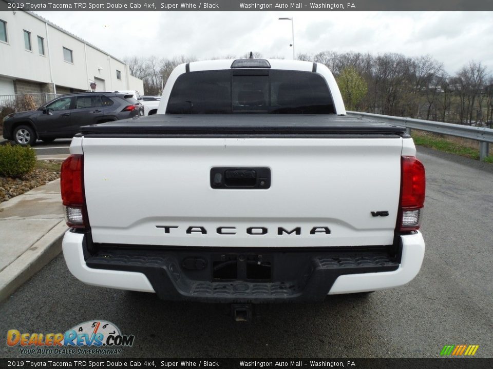 2019 Toyota Tacoma TRD Sport Double Cab 4x4 Super White / Black Photo #19