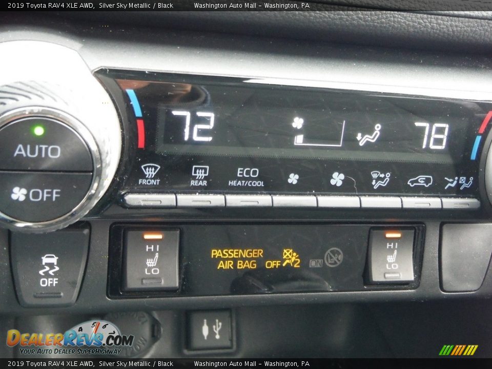 2019 Toyota RAV4 XLE AWD Silver Sky Metallic / Black Photo #5