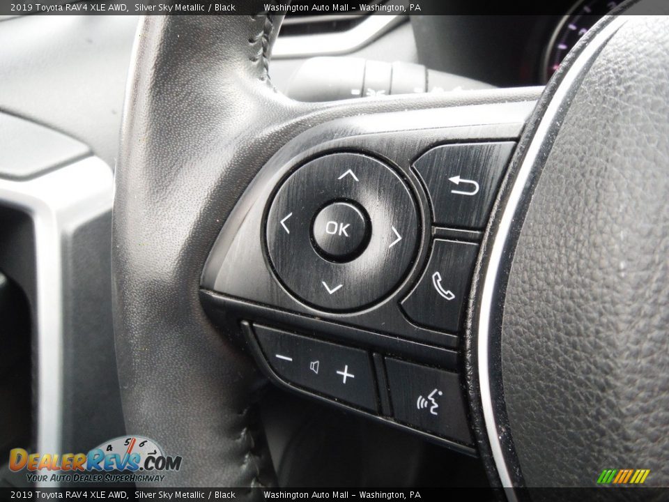 2019 Toyota RAV4 XLE AWD Silver Sky Metallic / Black Photo #12