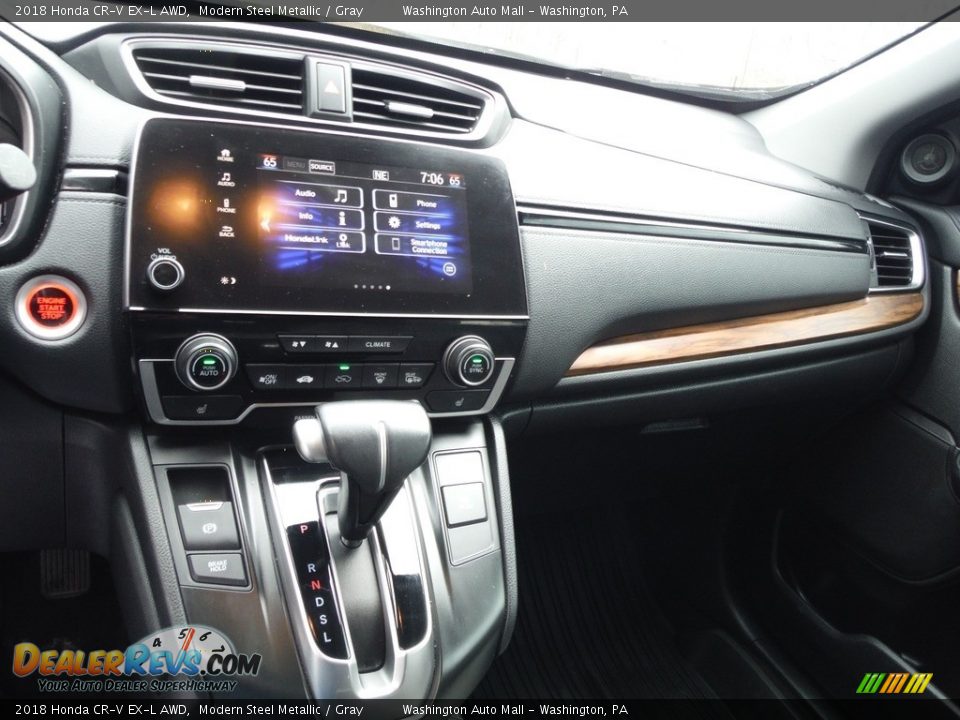 2018 Honda CR-V EX-L AWD Modern Steel Metallic / Gray Photo #4