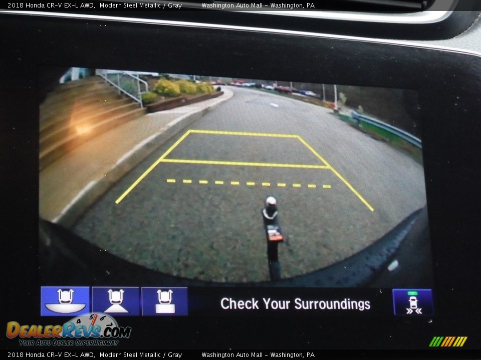 2018 Honda CR-V EX-L AWD Modern Steel Metallic / Gray Photo #7