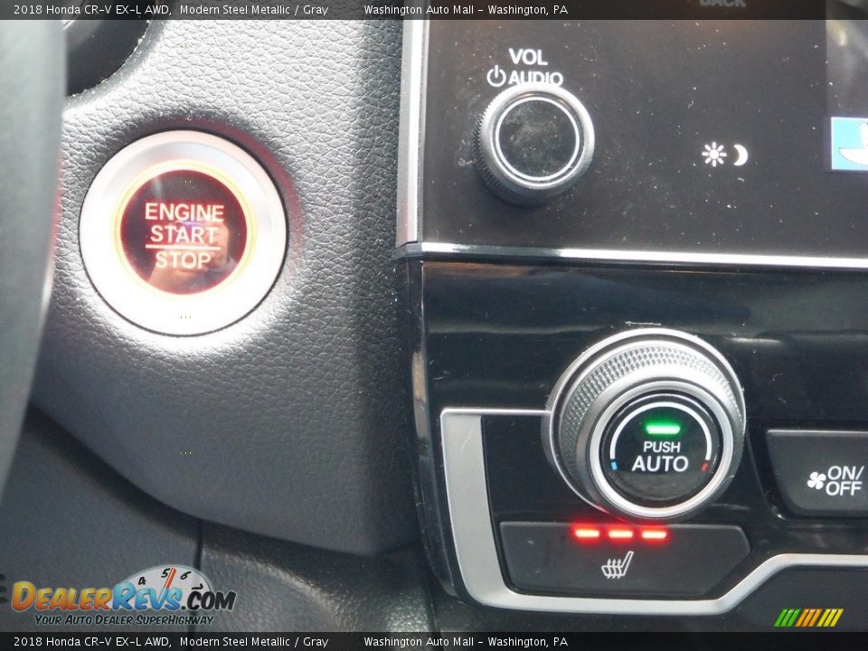 2018 Honda CR-V EX-L AWD Modern Steel Metallic / Gray Photo #8