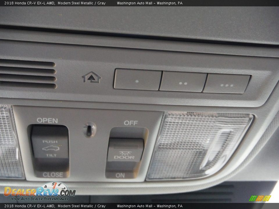 2018 Honda CR-V EX-L AWD Modern Steel Metallic / Gray Photo #11