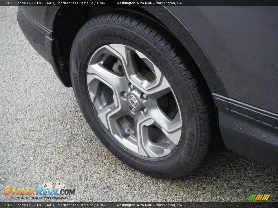 2018 Honda CR-V EX-L AWD Modern Steel Metallic / Gray Photo #13