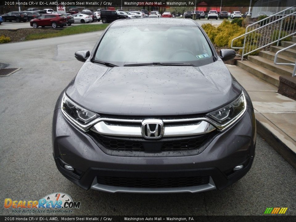 2018 Honda CR-V EX-L AWD Modern Steel Metallic / Gray Photo #15