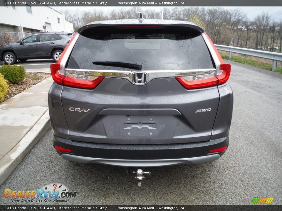 2018 Honda CR-V EX-L AWD Modern Steel Metallic / Gray Photo #18