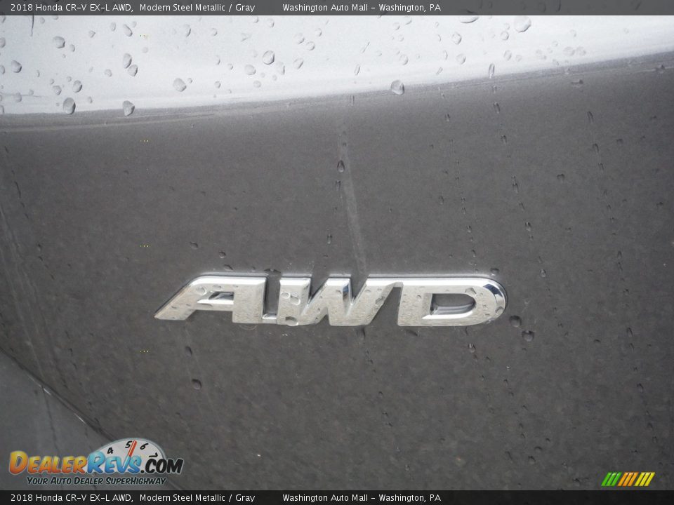 2018 Honda CR-V EX-L AWD Modern Steel Metallic / Gray Photo #20