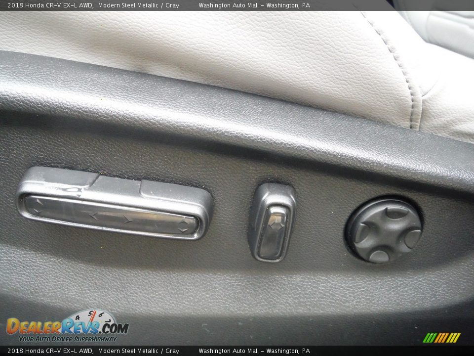 2018 Honda CR-V EX-L AWD Modern Steel Metallic / Gray Photo #24