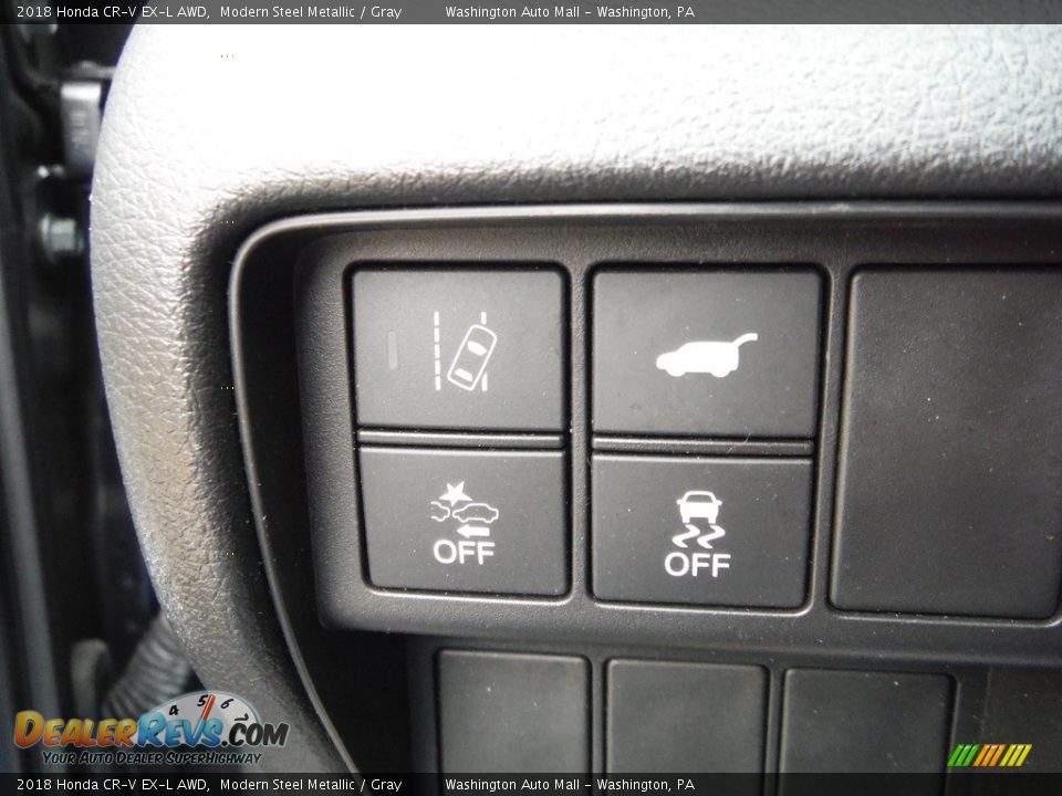 2018 Honda CR-V EX-L AWD Modern Steel Metallic / Gray Photo #26