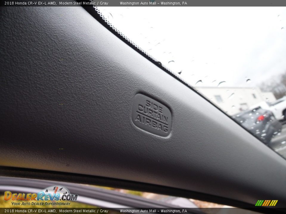 2018 Honda CR-V EX-L AWD Modern Steel Metallic / Gray Photo #27