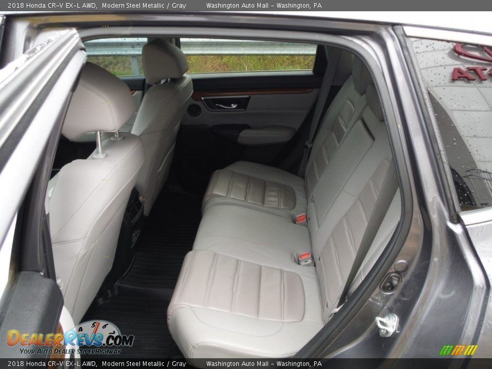 2018 Honda CR-V EX-L AWD Modern Steel Metallic / Gray Photo #29