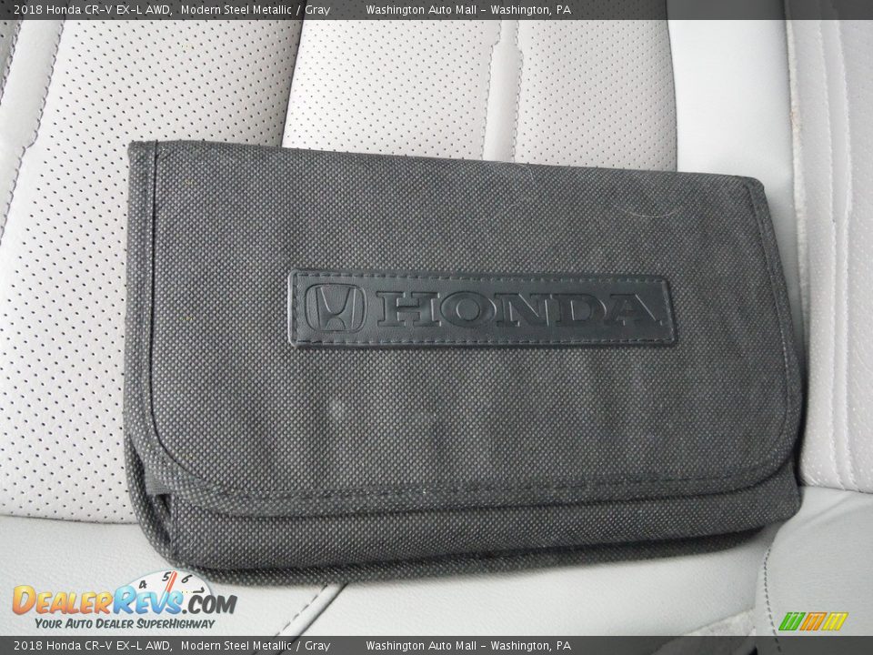 2018 Honda CR-V EX-L AWD Modern Steel Metallic / Gray Photo #32
