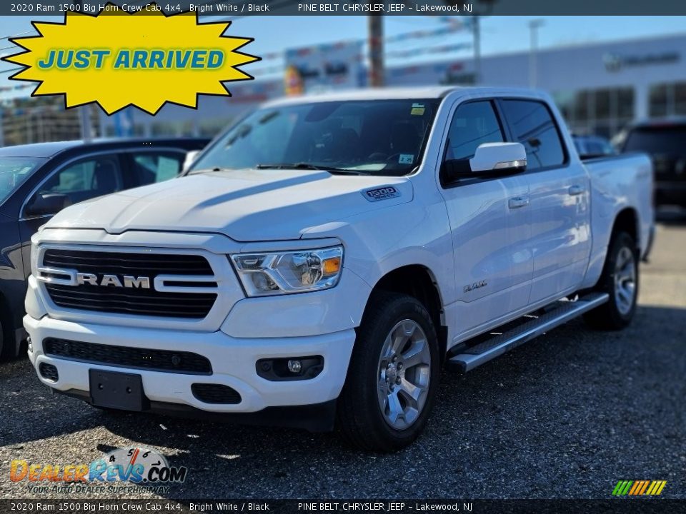 2020 Ram 1500 Big Horn Crew Cab 4x4 Bright White / Black Photo #1