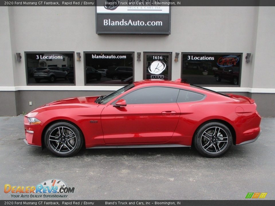 2020 Ford Mustang GT Fastback Rapid Red / Ebony Photo #1