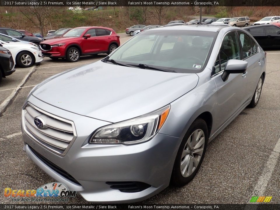 2017 Subaru Legacy 2.5i Premium Ice Silver Metallic / Slate Black Photo #1