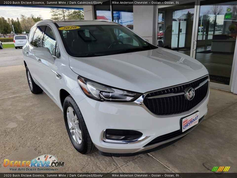 2020 Buick Enclave Essence Summit White / Dark Galvinized/Ebony Photo #2