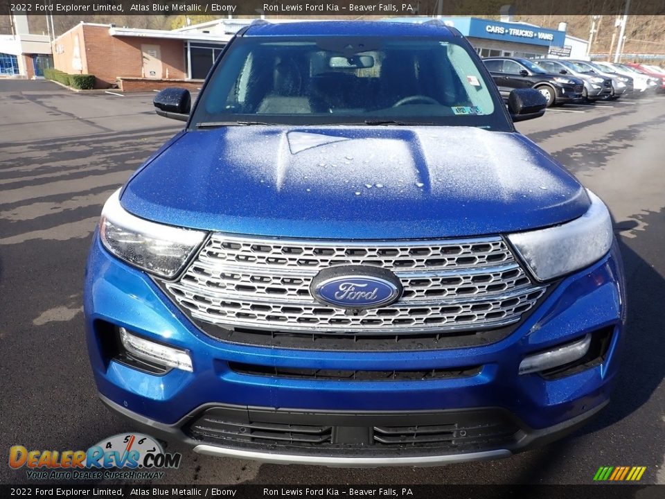 2022 Ford Explorer Limited Atlas Blue Metallic / Ebony Photo #3