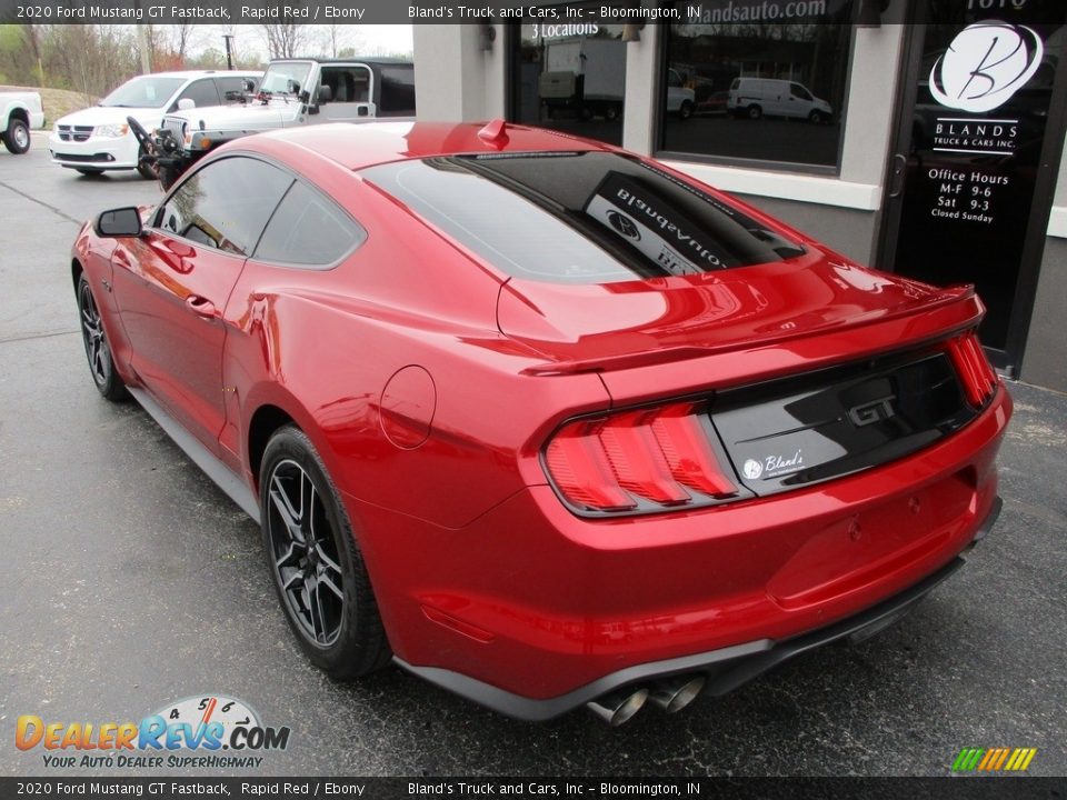 2020 Ford Mustang GT Fastback Rapid Red / Ebony Photo #3
