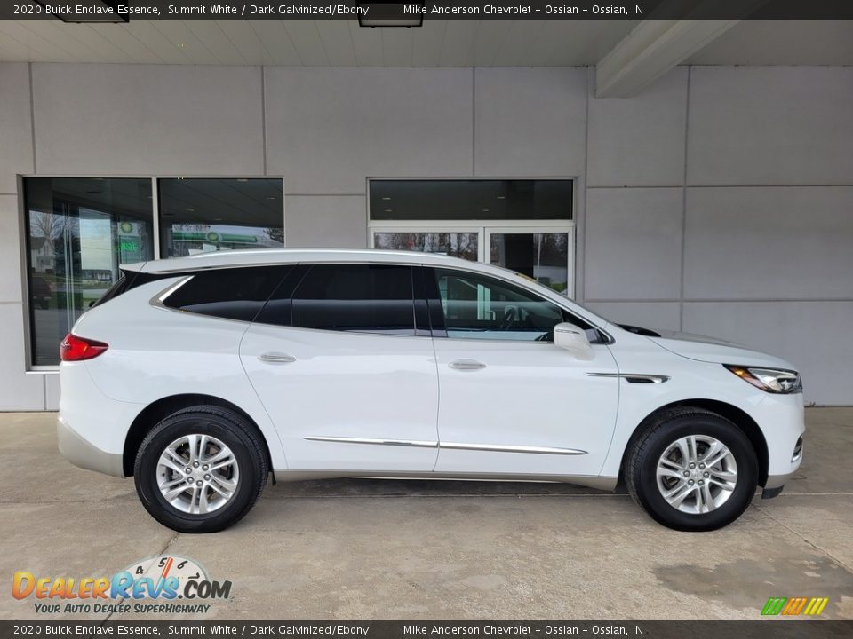 2020 Buick Enclave Essence Summit White / Dark Galvinized/Ebony Photo #3