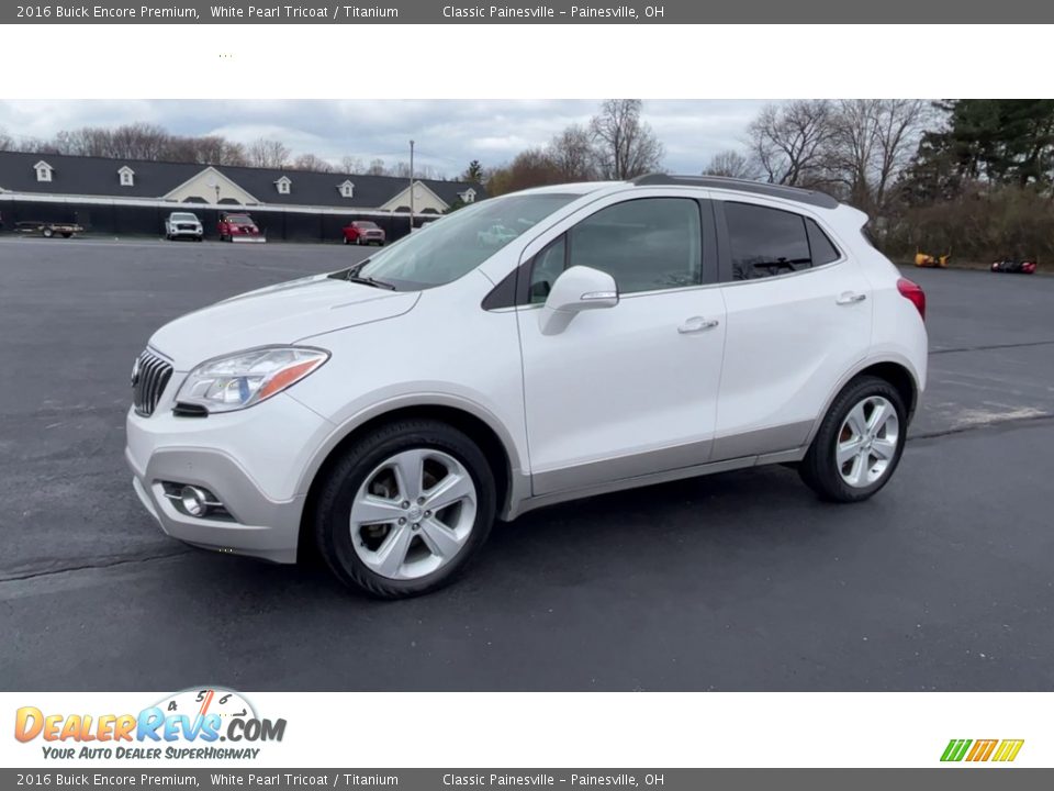 White Pearl Tricoat 2016 Buick Encore Premium Photo #4