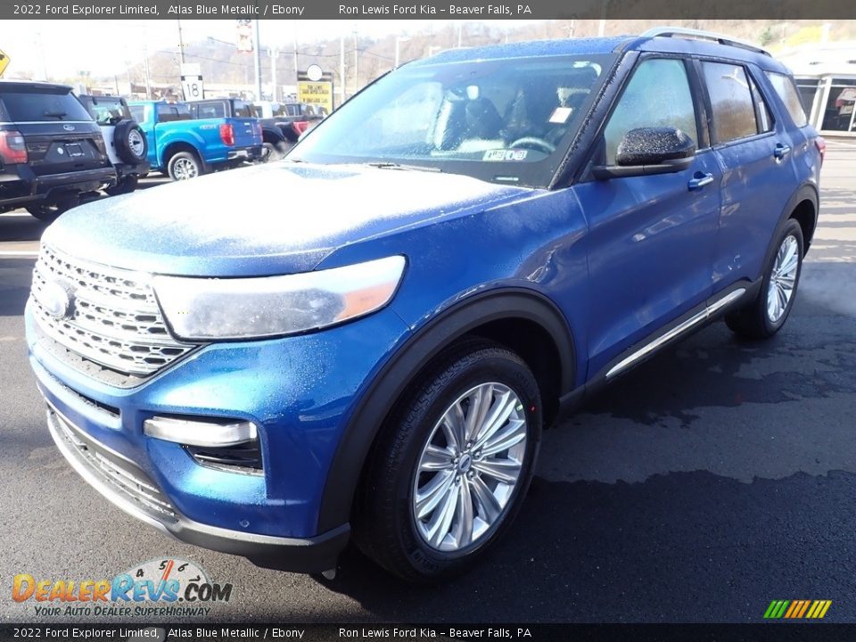 2022 Ford Explorer Limited Atlas Blue Metallic / Ebony Photo #4