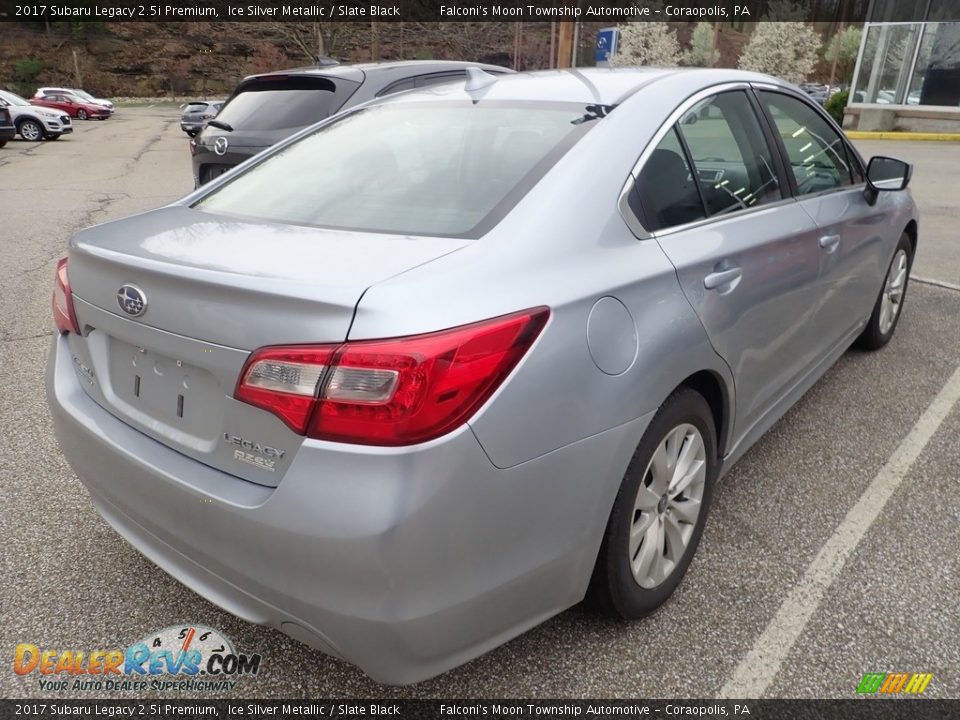 2017 Subaru Legacy 2.5i Premium Ice Silver Metallic / Slate Black Photo #4