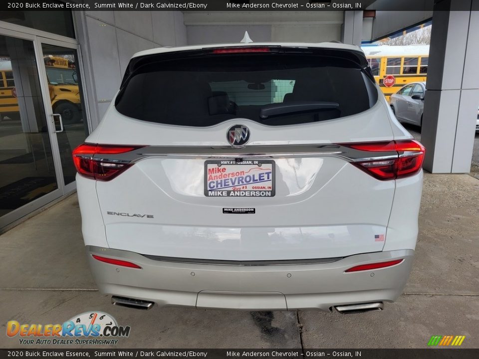 2020 Buick Enclave Essence Summit White / Dark Galvinized/Ebony Photo #5