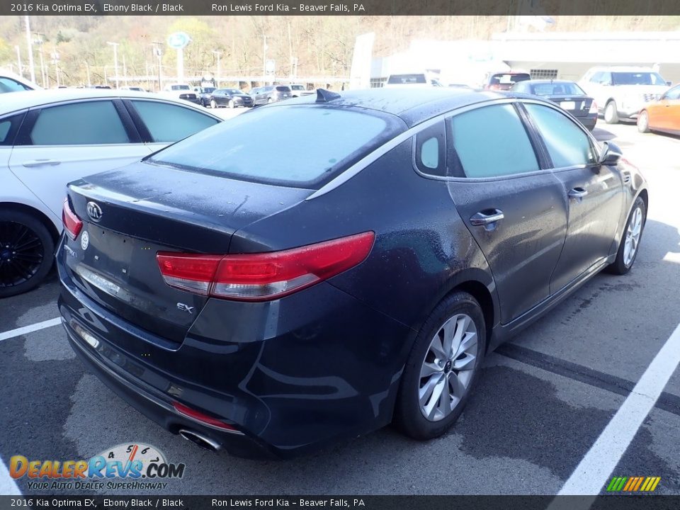 2016 Kia Optima EX Ebony Black / Black Photo #2