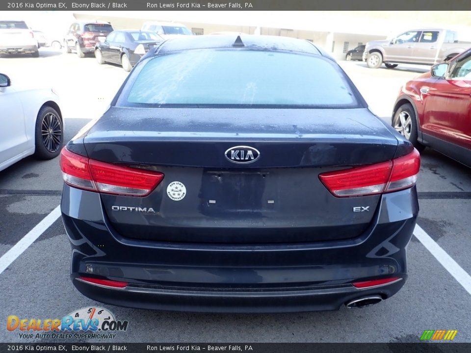 2016 Kia Optima EX Ebony Black / Black Photo #3