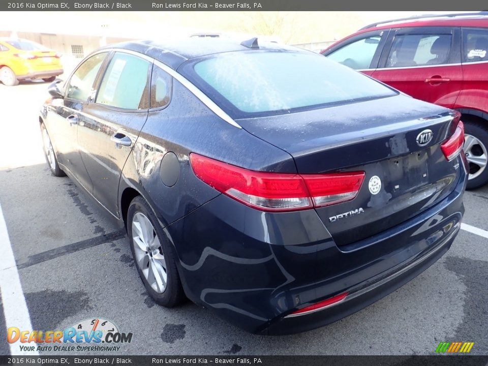 2016 Kia Optima EX Ebony Black / Black Photo #4