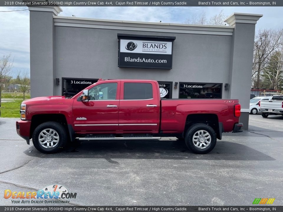 2018 Chevrolet Silverado 3500HD High Country Crew Cab 4x4 Cajun Red Tintcoat / High Country Saddle Photo #1