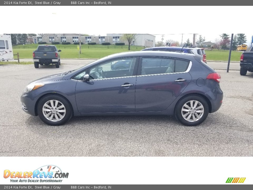 Steel Blue 2014 Kia Forte EX Photo #1