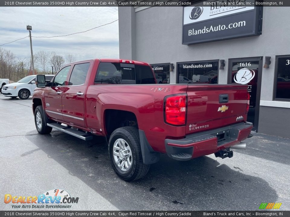 2018 Chevrolet Silverado 3500HD High Country Crew Cab 4x4 Cajun Red Tintcoat / High Country Saddle Photo #3