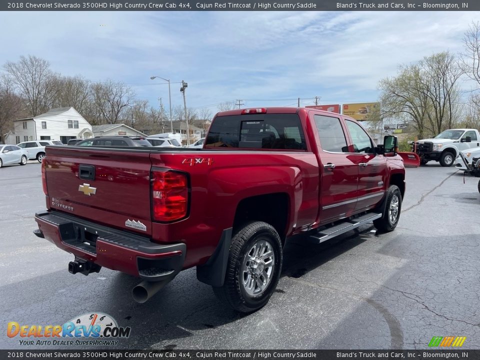 2018 Chevrolet Silverado 3500HD High Country Crew Cab 4x4 Cajun Red Tintcoat / High Country Saddle Photo #4