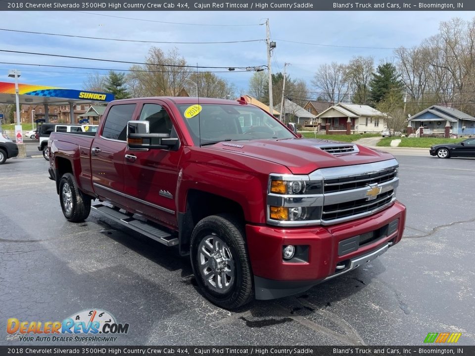 2018 Chevrolet Silverado 3500HD High Country Crew Cab 4x4 Cajun Red Tintcoat / High Country Saddle Photo #5