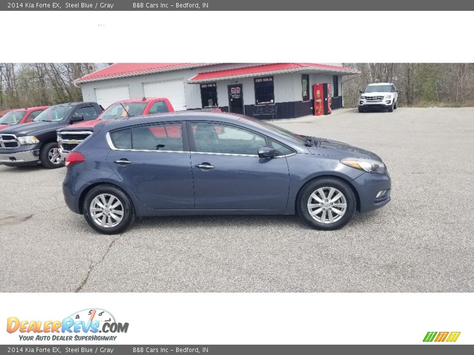 Steel Blue 2014 Kia Forte EX Photo #5