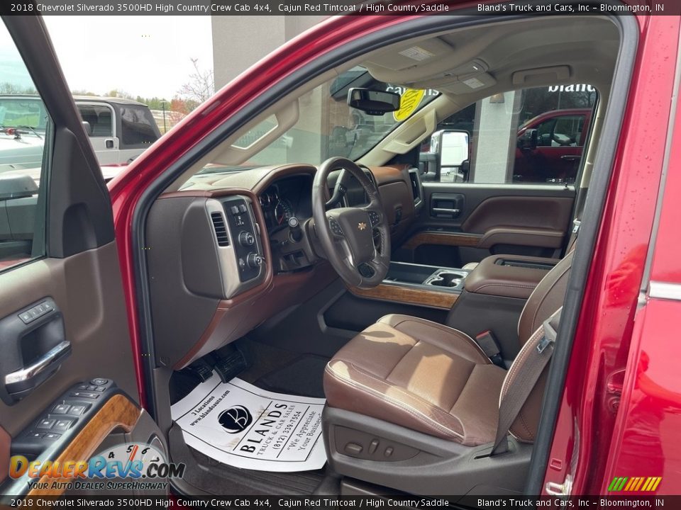 2018 Chevrolet Silverado 3500HD High Country Crew Cab 4x4 Cajun Red Tintcoat / High Country Saddle Photo #6