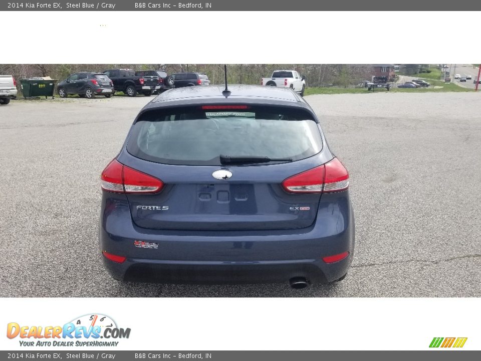 Steel Blue 2014 Kia Forte EX Photo #7