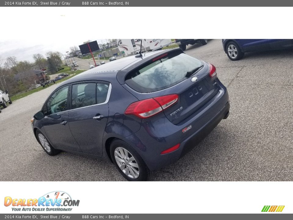 Steel Blue 2014 Kia Forte EX Photo #8