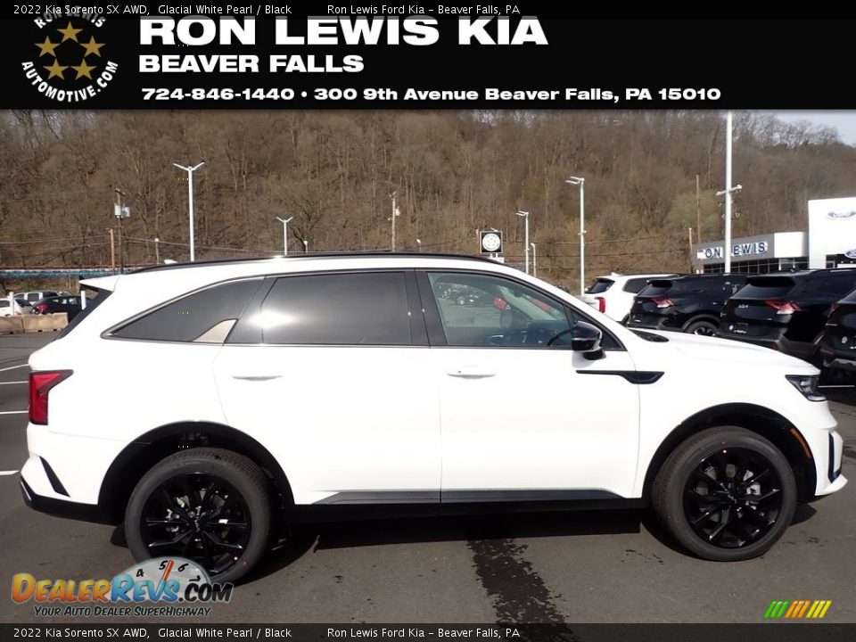 2022 Kia Sorento SX AWD Glacial White Pearl / Black Photo #1