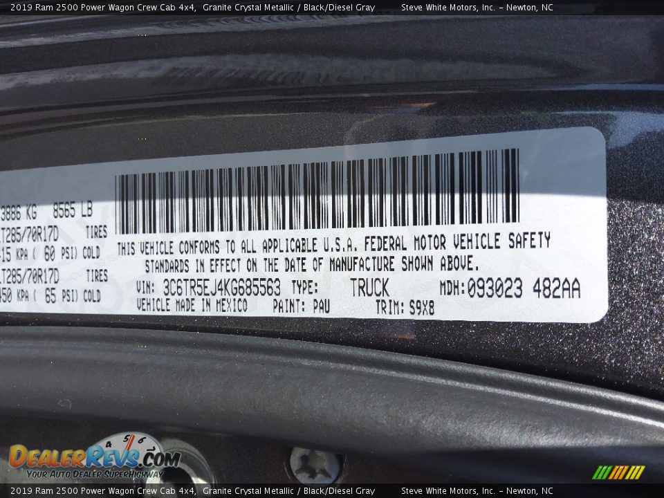 2019 Ram 2500 Power Wagon Crew Cab 4x4 Granite Crystal Metallic / Black/Diesel Gray Photo #30