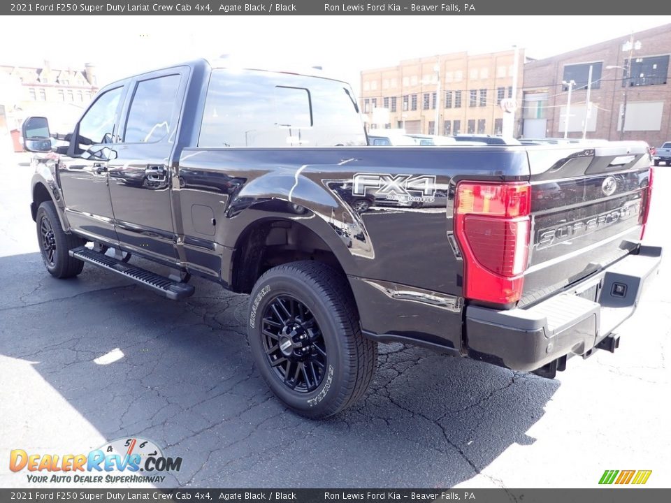 2021 Ford F250 Super Duty Lariat Crew Cab 4x4 Agate Black / Black Photo #6