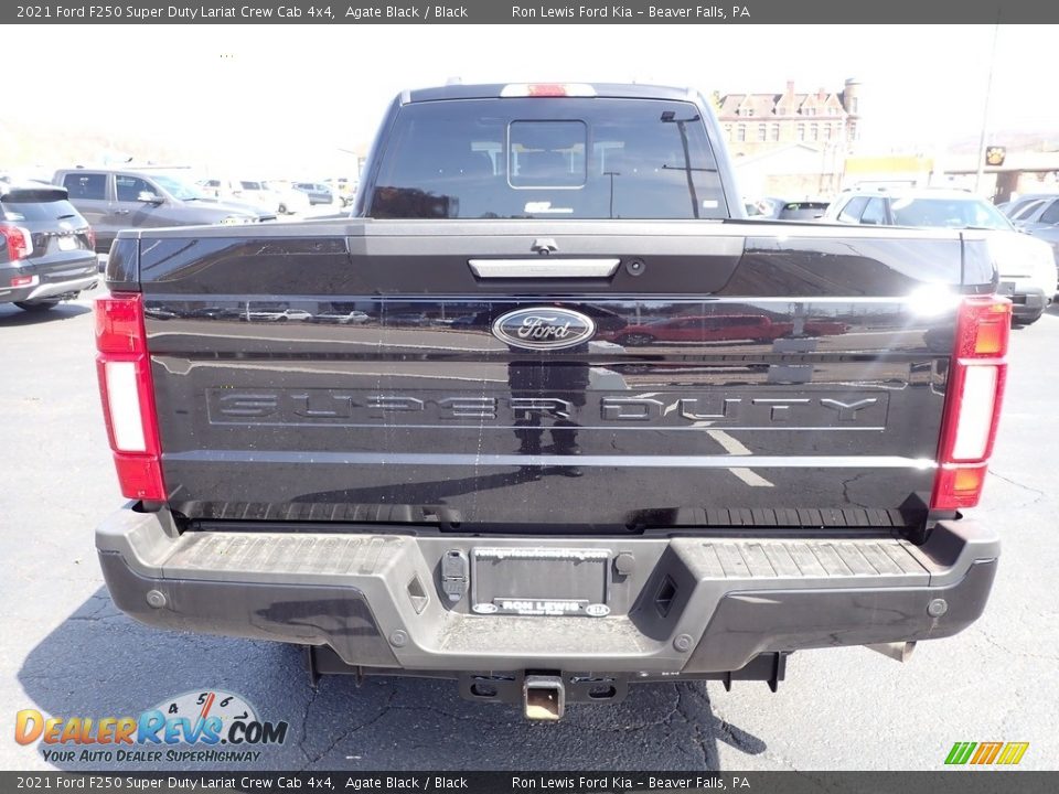 2021 Ford F250 Super Duty Lariat Crew Cab 4x4 Agate Black / Black Photo #7