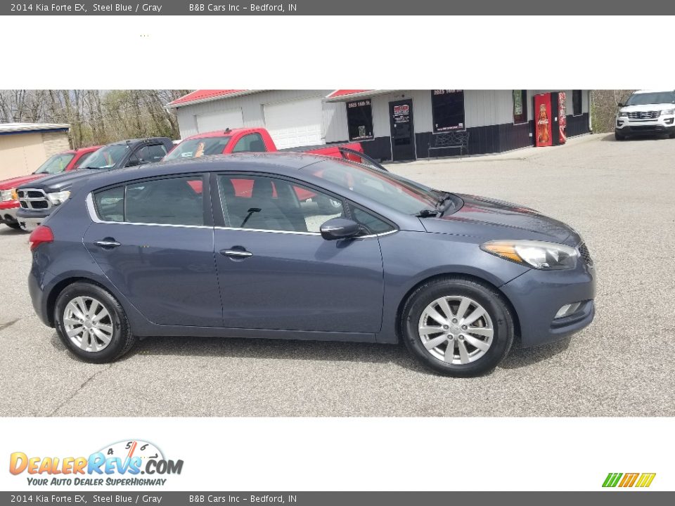 Steel Blue 2014 Kia Forte EX Photo #21