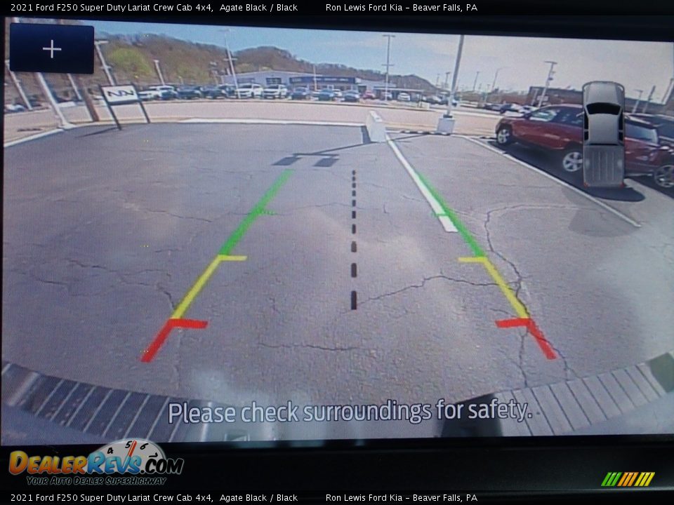2021 Ford F250 Super Duty Lariat Crew Cab 4x4 Agate Black / Black Photo #17