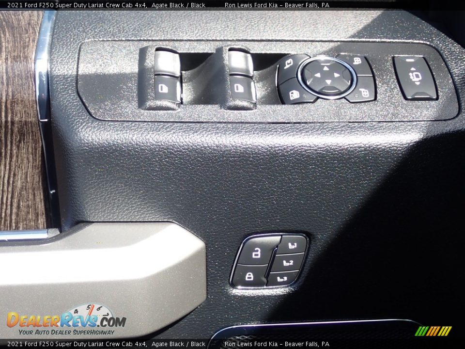 2021 Ford F250 Super Duty Lariat Crew Cab 4x4 Agate Black / Black Photo #18