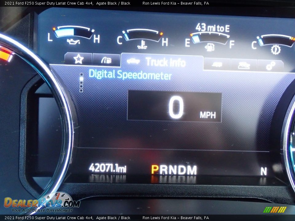 2021 Ford F250 Super Duty Lariat Crew Cab 4x4 Agate Black / Black Photo #20