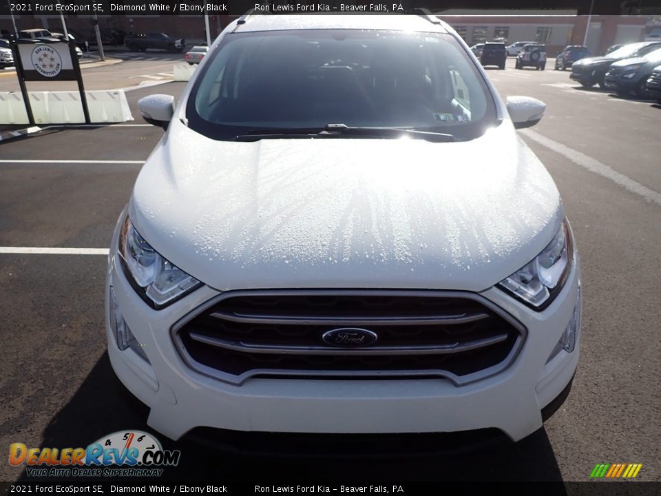 2021 Ford EcoSport SE Diamond White / Ebony Black Photo #3