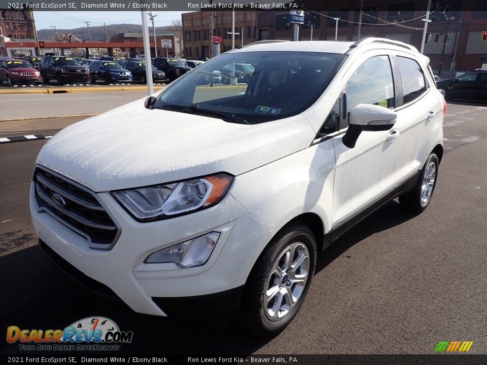 2021 Ford EcoSport SE Diamond White / Ebony Black Photo #4