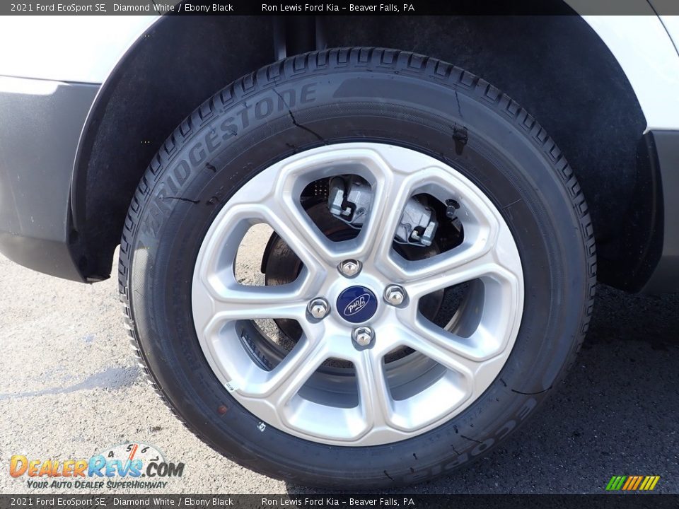 2021 Ford EcoSport SE Diamond White / Ebony Black Photo #9